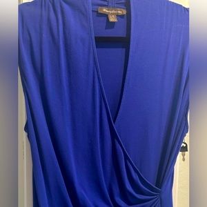 EUC LOW CUT GATHERED SIDE LONG TOP TOMMY BAHAMA